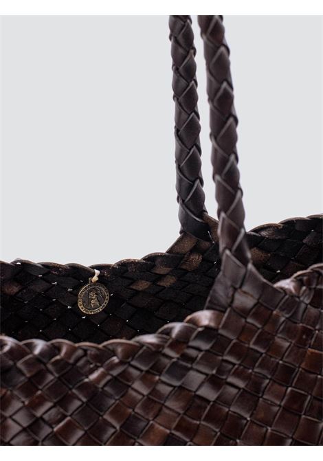 borsa santa croce big donna marrone DRAGON DIFFUSION | DGW58892DARK BROWN
